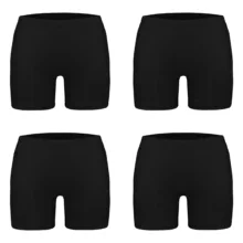 شورت مردانه ماییلدا مدل پادار پنبه ای کد 4702-4 رنگ مشکی بسته چهار عددی