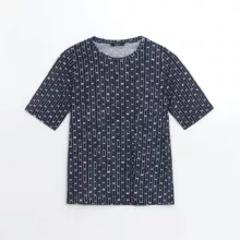 تی‌شرت آستین کوتاه زنانه ال سی وایکیکی مدل S5KD99Z8 رنگ سرمه‌ای