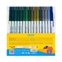 ماژیک رنگ آمیزی 64 رنگ آریا مدل طلقی کد 25