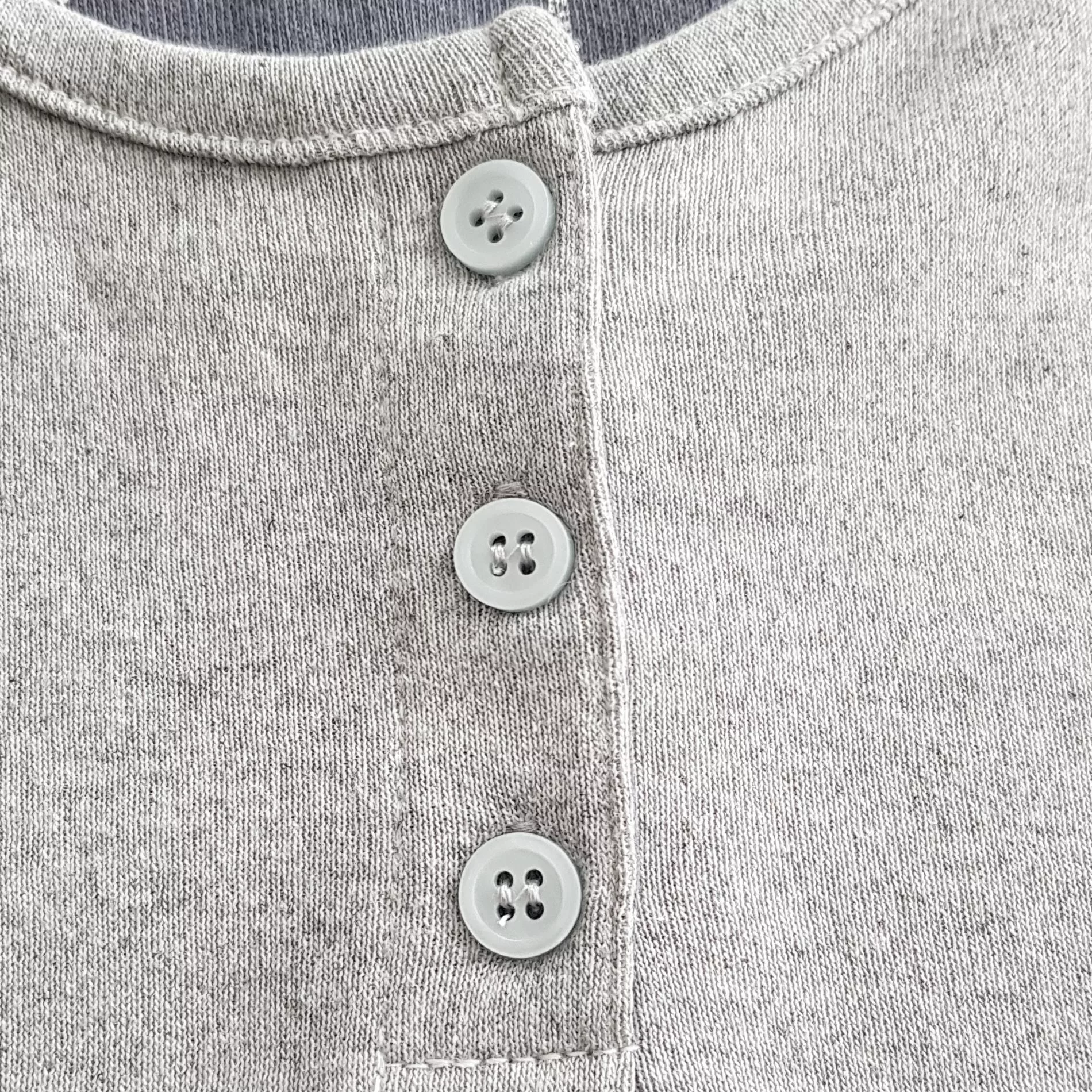 ست بلوز و شلوار زنانه لین مدل نخ پنبه کد 5196-209 رنگ طوسی