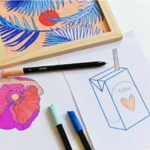 ماژیک رنگ آمیزی بیک مدل INTENSITY مجموعه 24 عددی