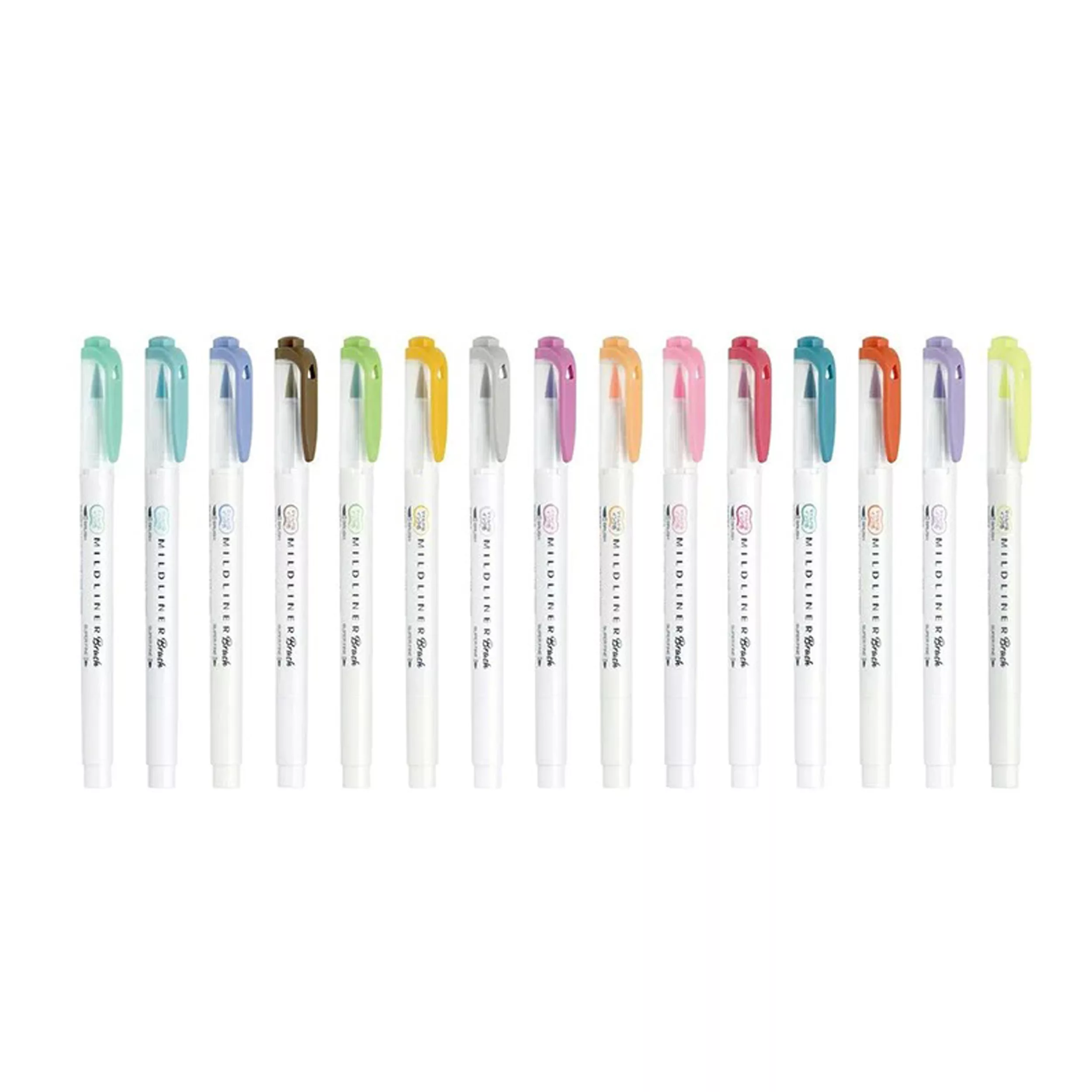 ماژیک آبرنگی زبرا مدل MILDLINER Dual Ended Brush بسته 5 عددی