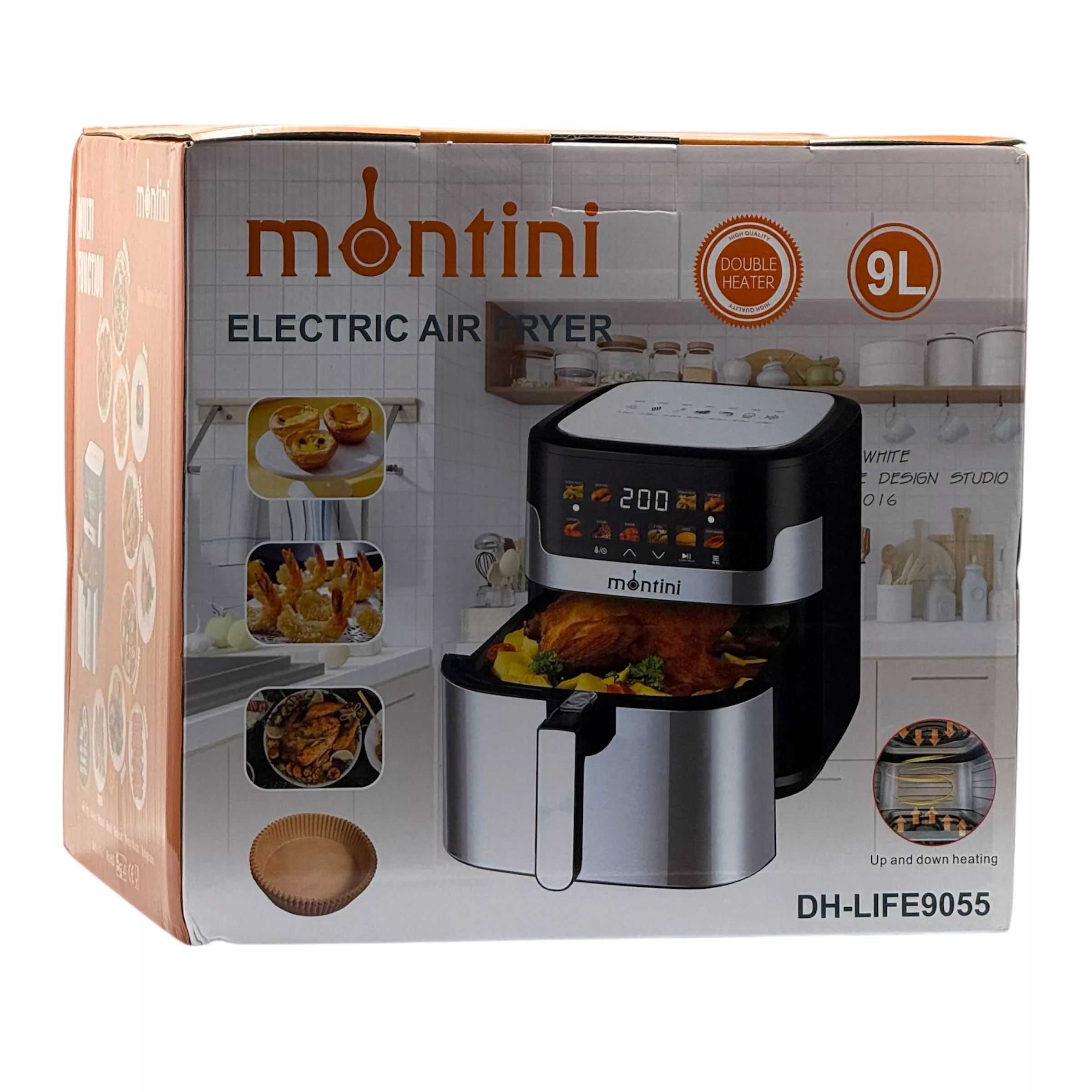 سرخکن 9 لیتر مونتینی مدل DH-LIFE9055