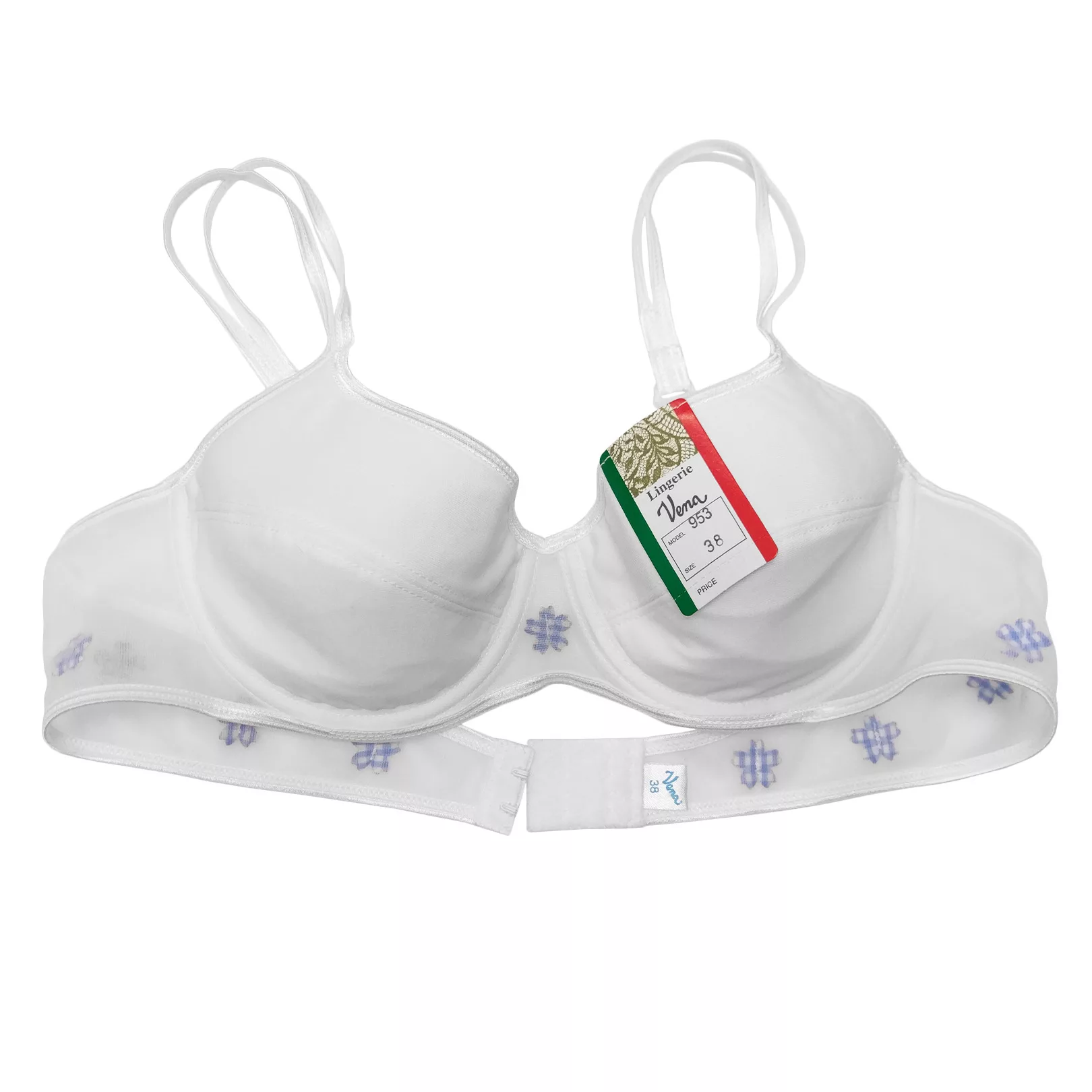 سوتین زنانه ونا مدل فلاور کد 953 رنگ سفید