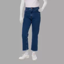 شلوار جین زنانه ایزی دو مدل 1847 رنگ آبی