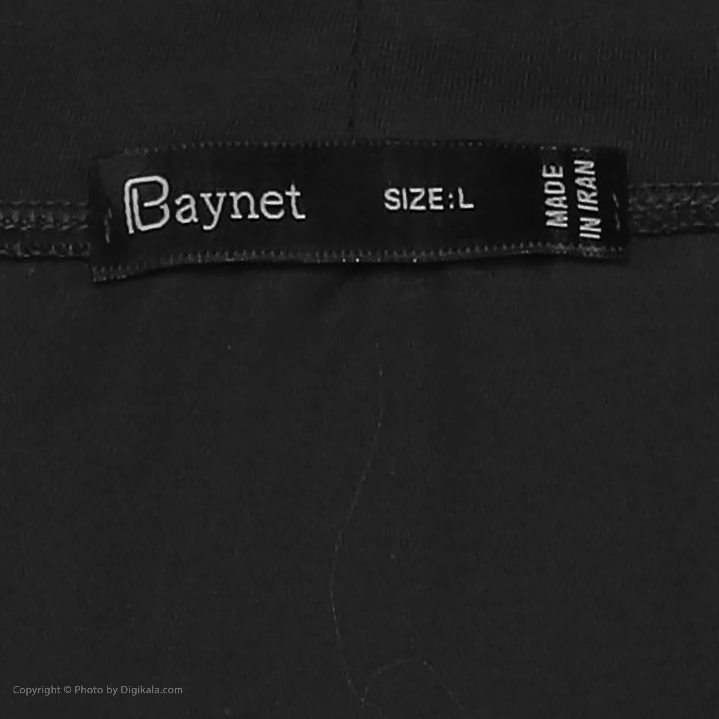 تی شرت آستین بلند مردانه باینت مدل 513-7 رنگ مشکی