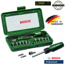 سری پیچ گوشتی و بکس سردریلی بوش مدل BO-46PCS مجموعه 46 عددی