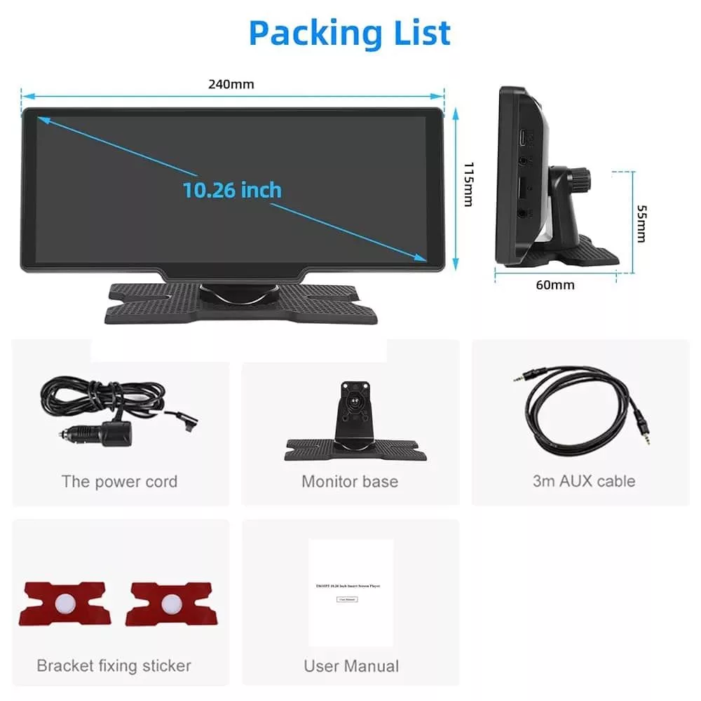 مانیتور خودرو مدل کارپلی