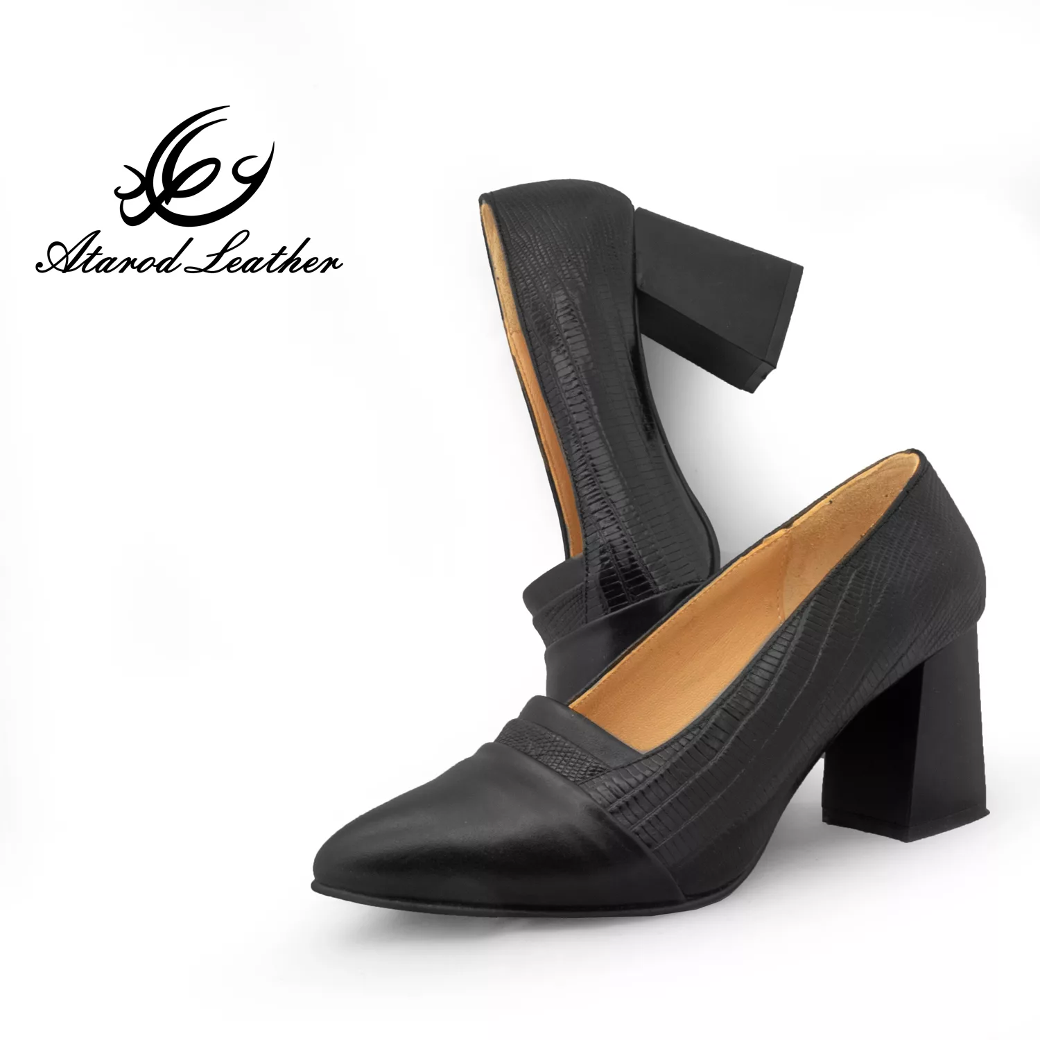 کفش زنانه چرم عطارد مدل چرم طبیعی کد SH300