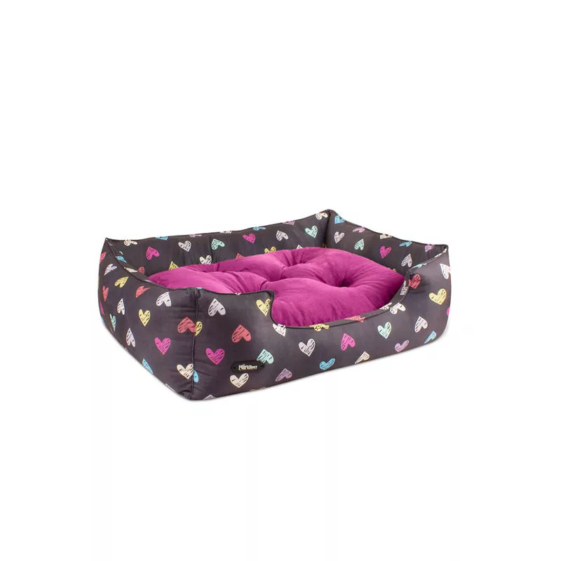 جای خواب سگ و گربه نیناپت مدل وی آی پی یو طرح قلب
