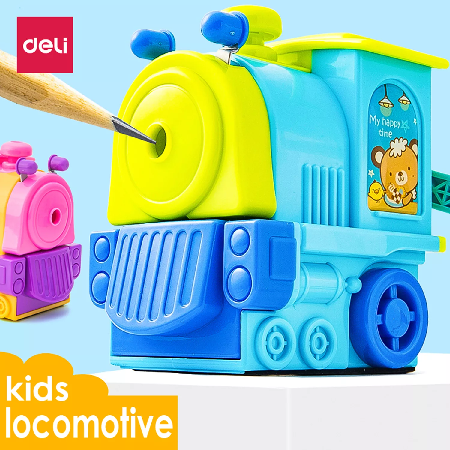 تراش رومیزی دلی مدل لوکوموتیو کد 622