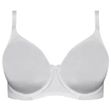 سوتین زنانه برتا مدل ساتن فنردار کد 5117-555-W رنگ سفید