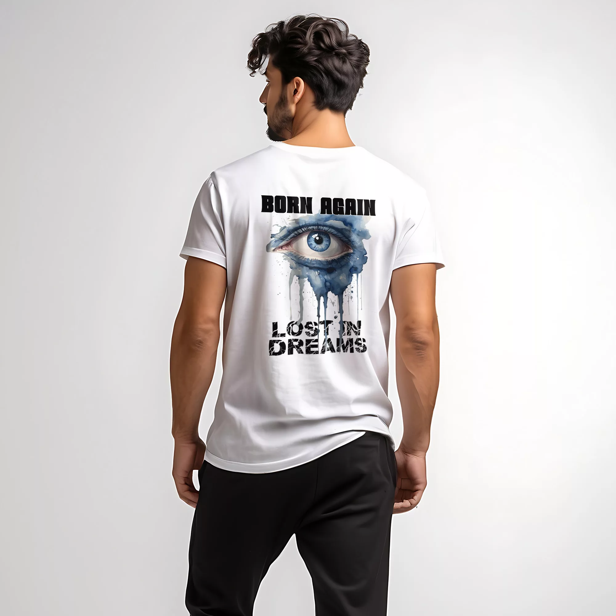 تی شرت آستین کوتاه مردانه مدل 14020828d زنگ سفید