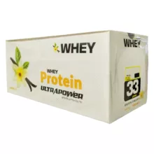 پودر وی پروتئین اولترا پاور با طعم وانیل پگاه – 33 گرم بسته 12 عددی