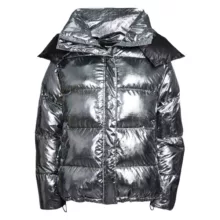 کاپشن زنانه بیک بوک، از جنس پلی‌استر با طرح ساده و تنخوری معمولی، مدل MLNZ01