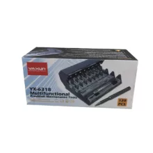 پیچ گوشتی یاکسون مدل YX-6318 مجموعه 128 عددی