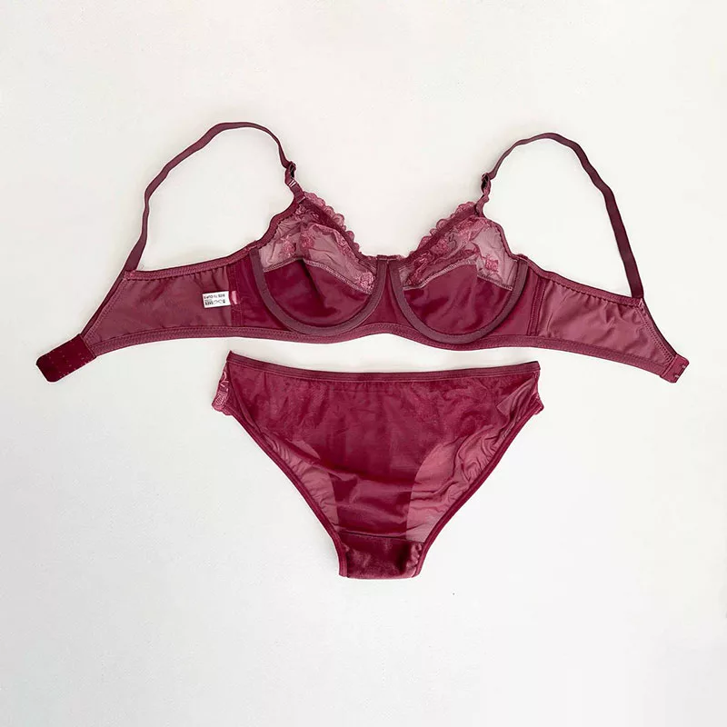 ست شورت و سوتین زنانه نوشه پوش مدل مخمل گیپور کد 81008