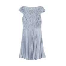 پیراهن یقه قایقی زنانه مدل 198 رنگ آبی روشن