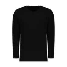 تی شرت آستین بلند مردانه باینت مدل 513-7 رنگ مشکی