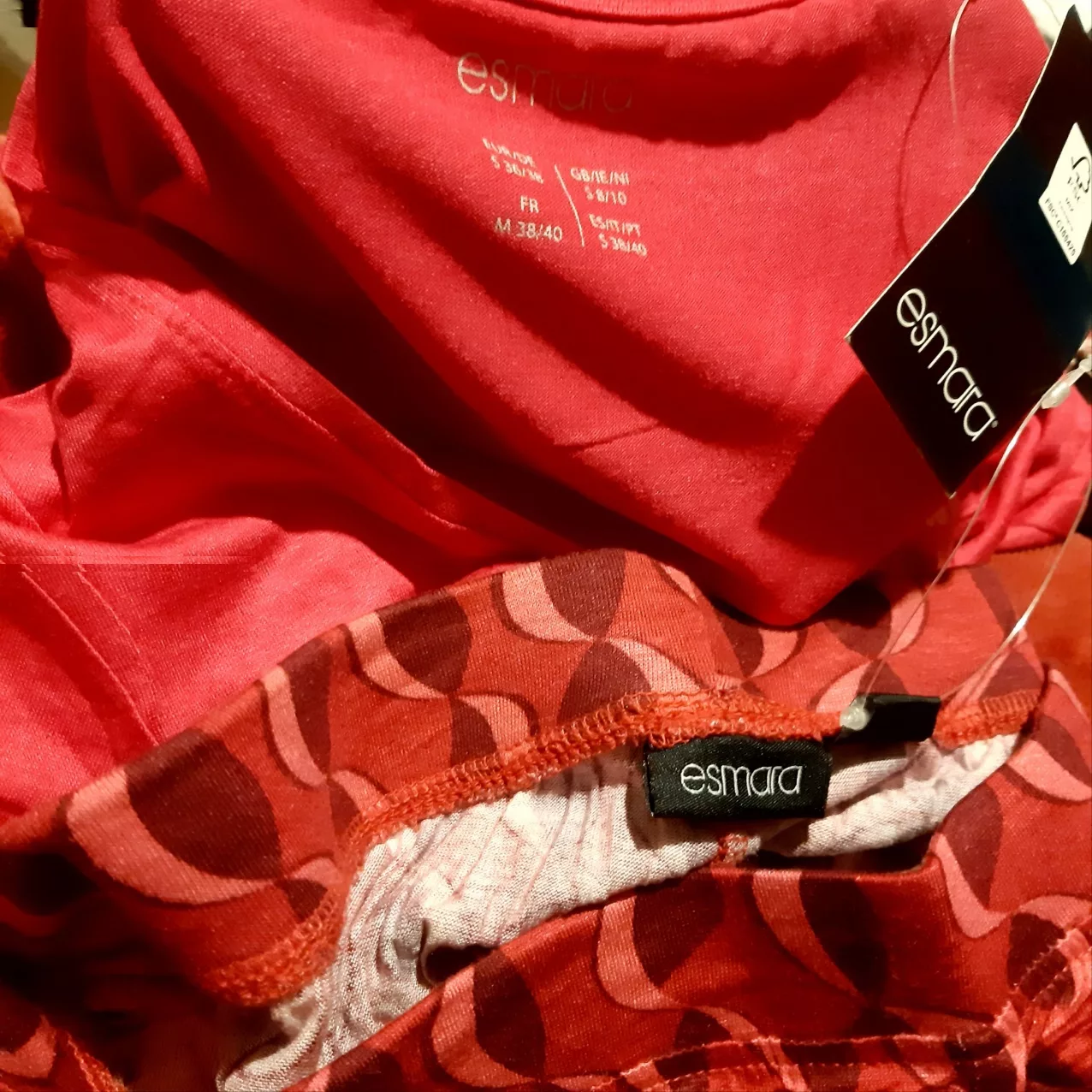 ست تی شرت آستین بلند و شلوار زنانه اسمارا مدل نخی کد PAL20 رنگ سرخابی