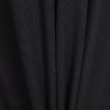 شلوار راحتی زنانه مدل تنسل میله ای رنگ مشکی