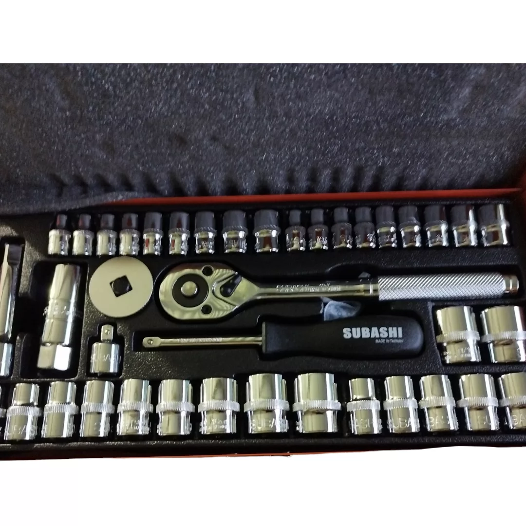 آچار بکس جغجغه ای سوباشی مدل 10-47-SUB 40 مجموعه 40 عددی