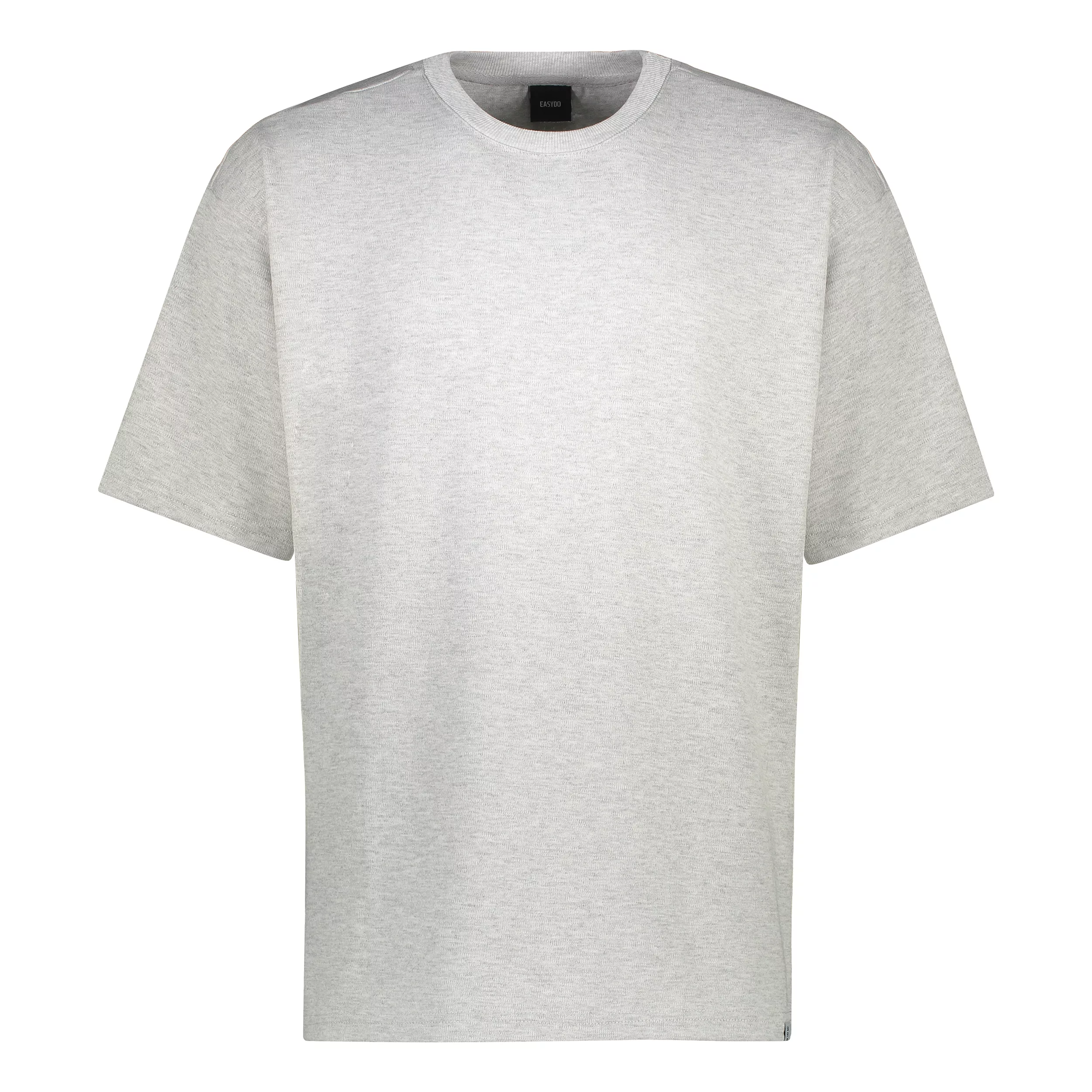 تی شرت آستین کوتاه مردانه ایزی دو مدل 0177 رنگ طوسی روشن