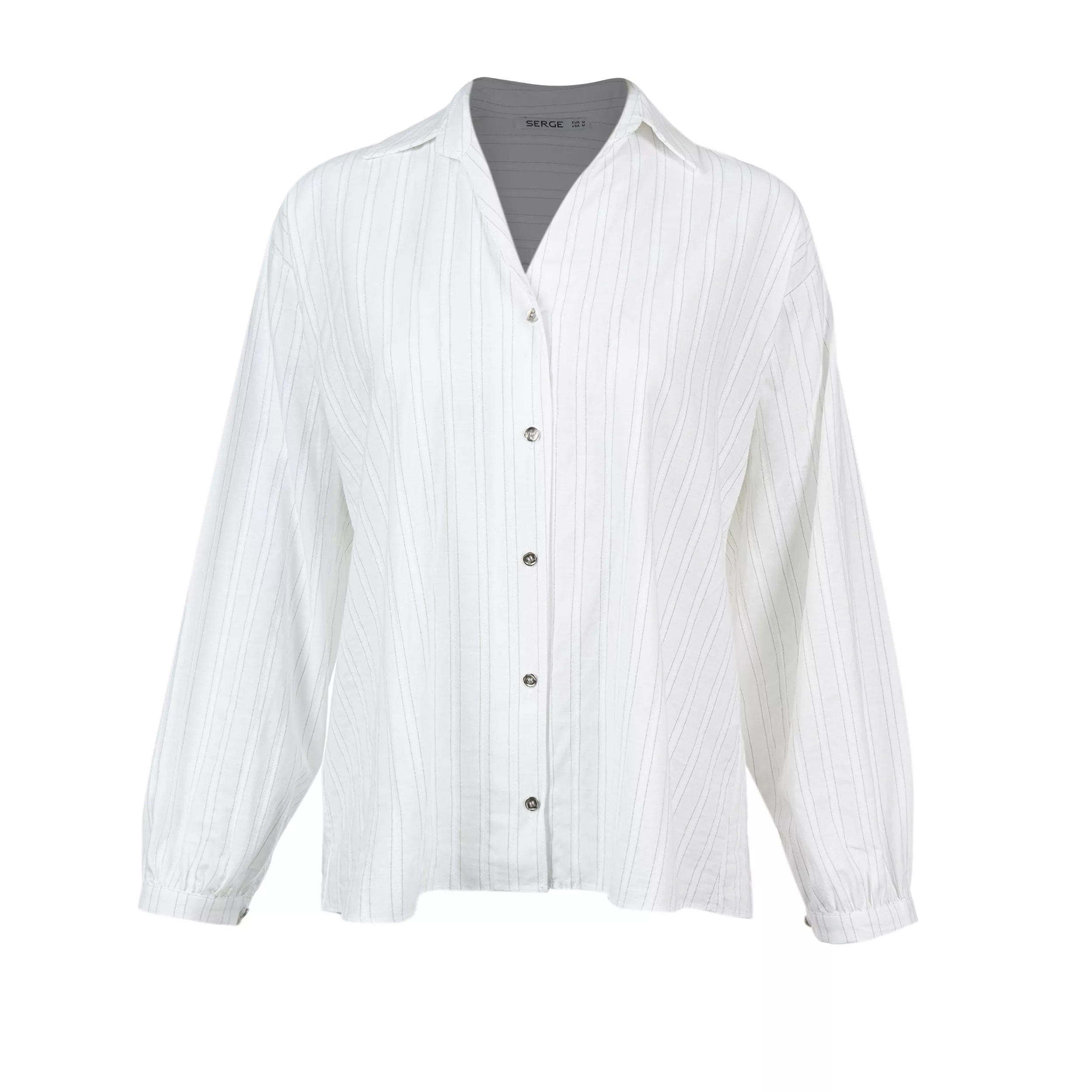 شومیز آستین بلند زنانه سرژه مدل 207370 رنگ سفید