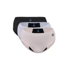 شورتکس  زنانه مدل لایه جاذب ارکیده  ضدحساسیت بسته 3 عددی