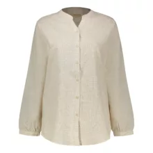 شومیز آستین بلند یقه ایستاده زنانه پاتن جامه مدل 04F4643