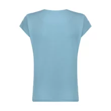 ست تی شرت و شلوارک زنانه افراتین مدل خرسی کد 6607 رنگ آبی