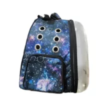 کوله پشتی حمل حیوانات خانگی مدل فضایی طرح کهکشانی کد A02