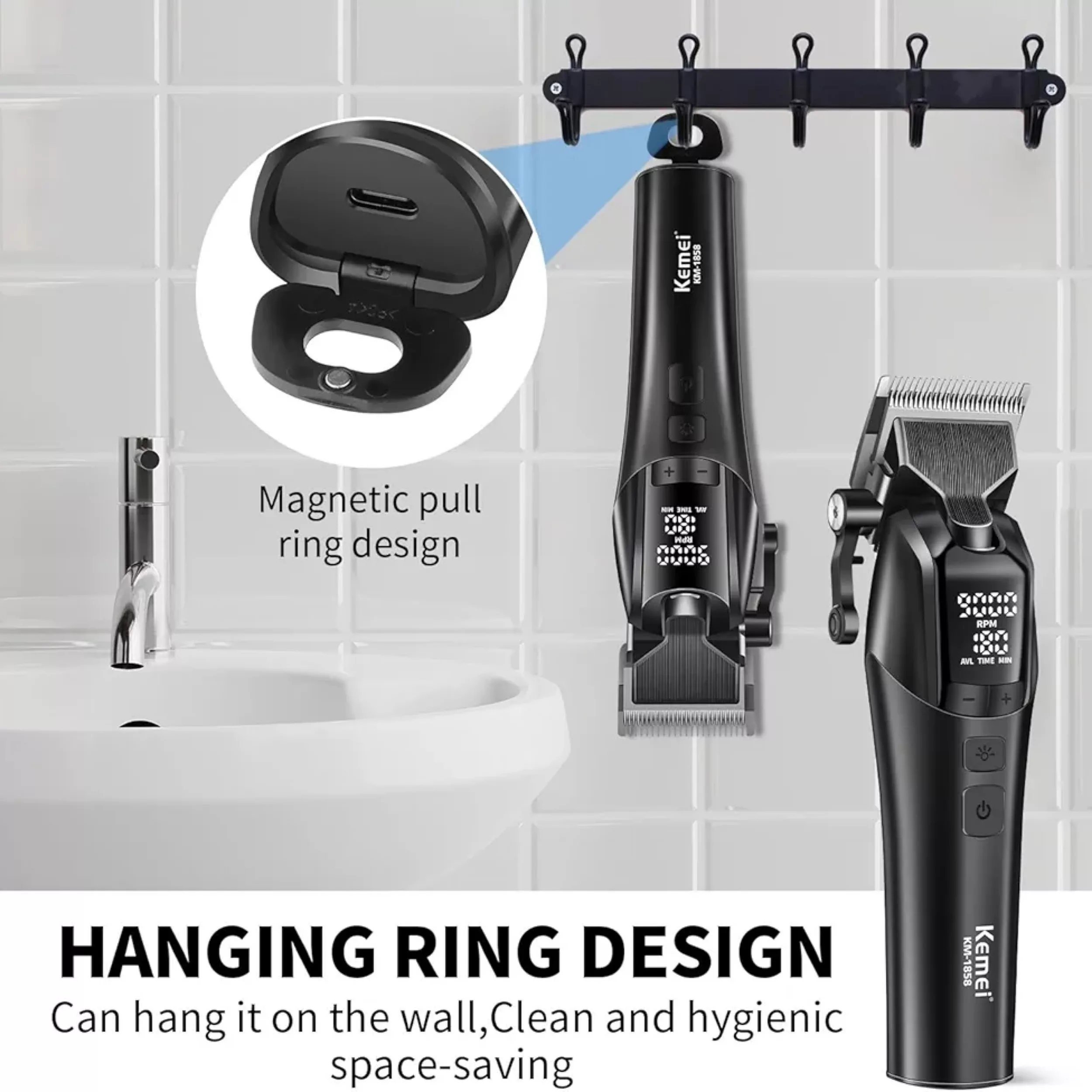 ماشین اصلاح موی سر شارژی کیمی مدل 1858