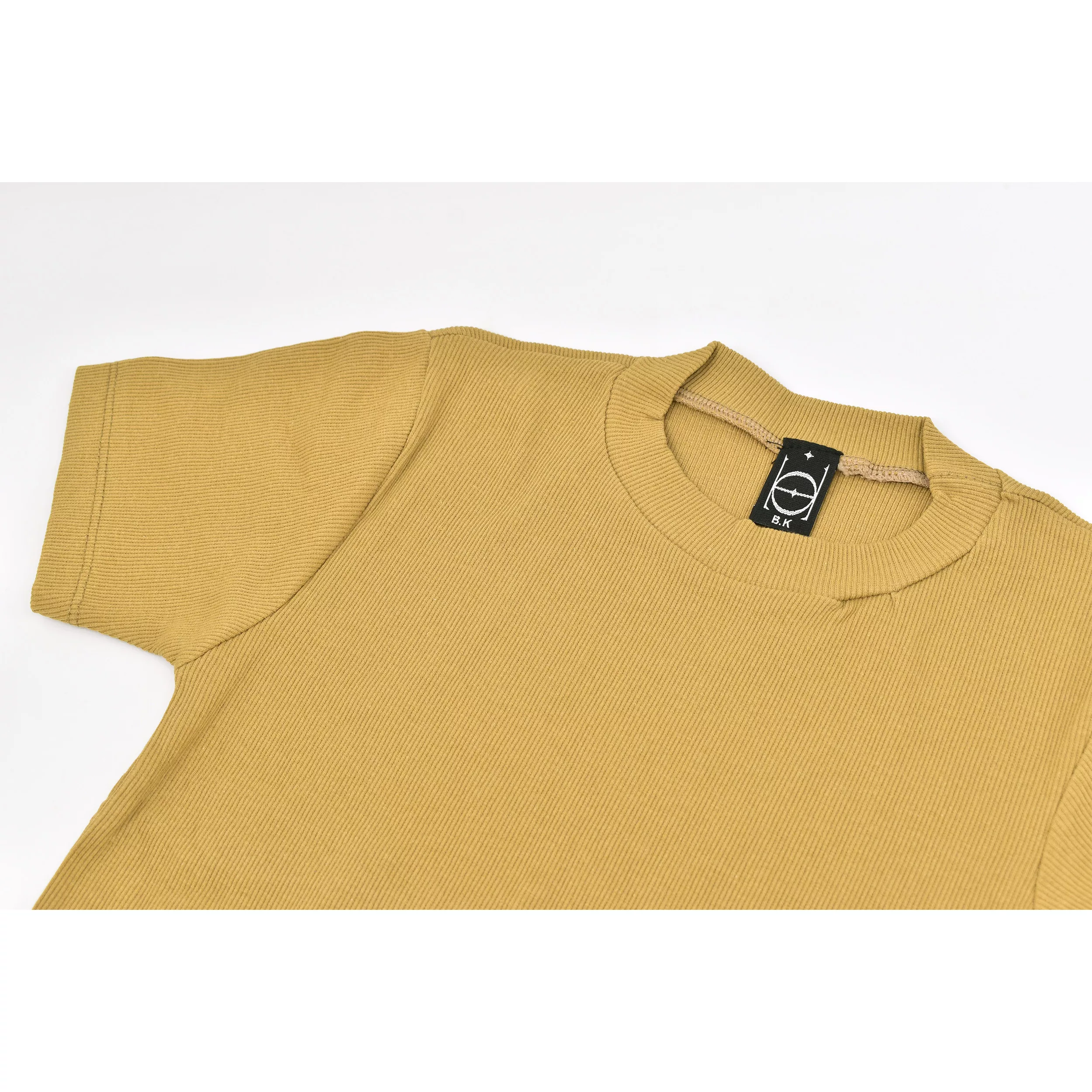 بادی آستین کوتاه زنانه مدل بارن کد 4004 رنگ شتری