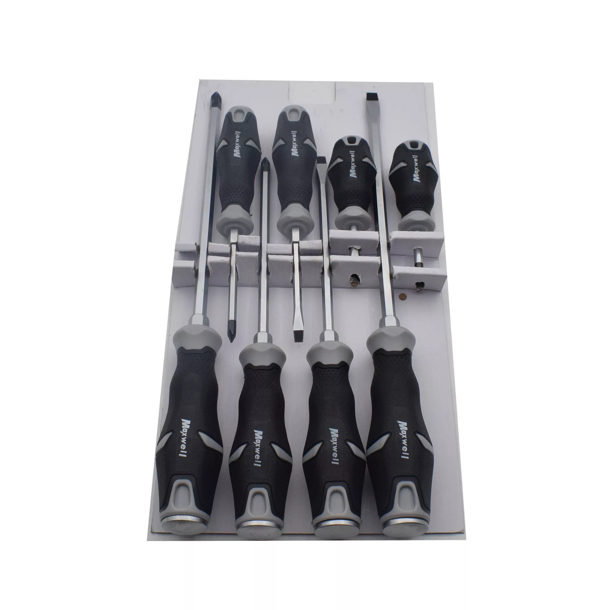 پیچ گوشتی ضربه خور مکسول مدل HRC-54 بسته 8 عددی