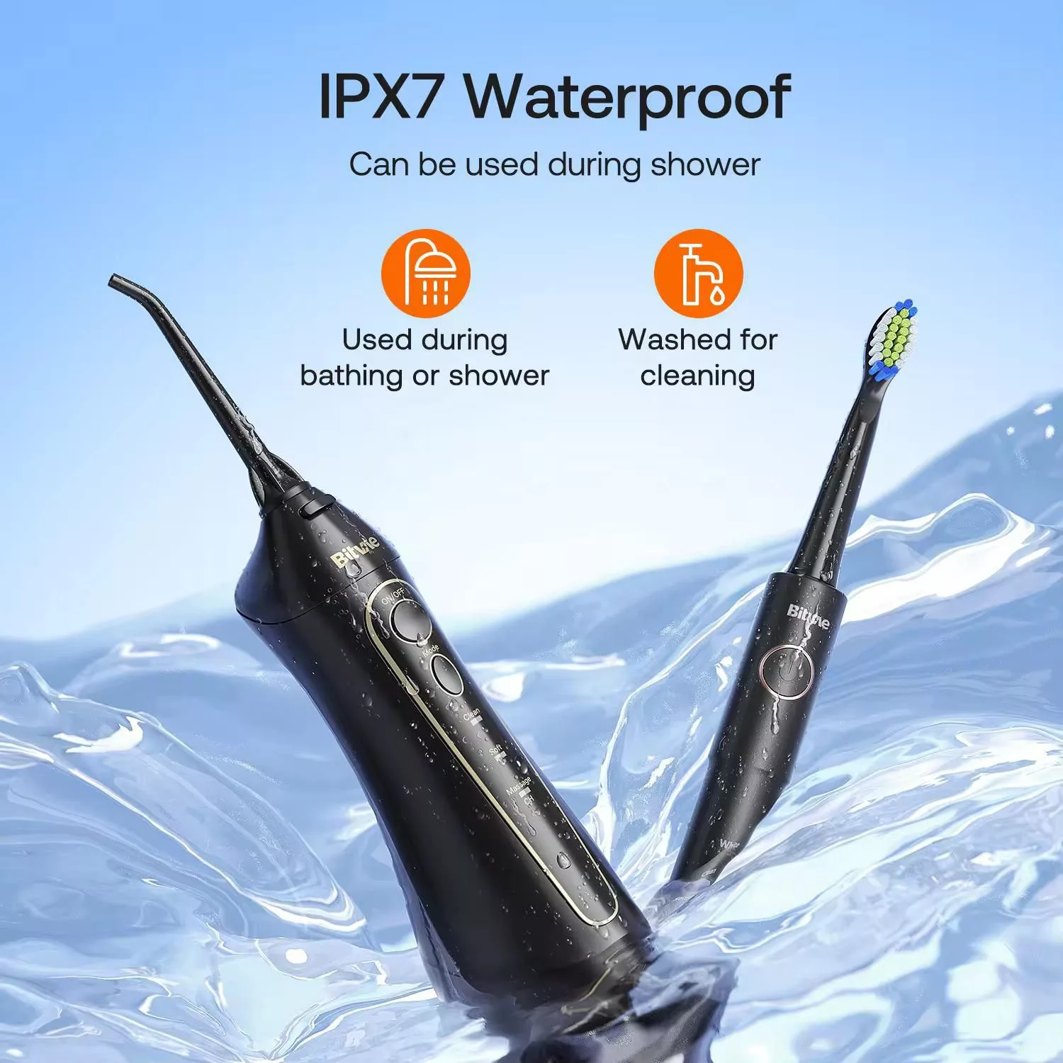 دستگاه شست و شوی دهان و دندان بیتوی مدل 5020E به همراه مسواک برقی