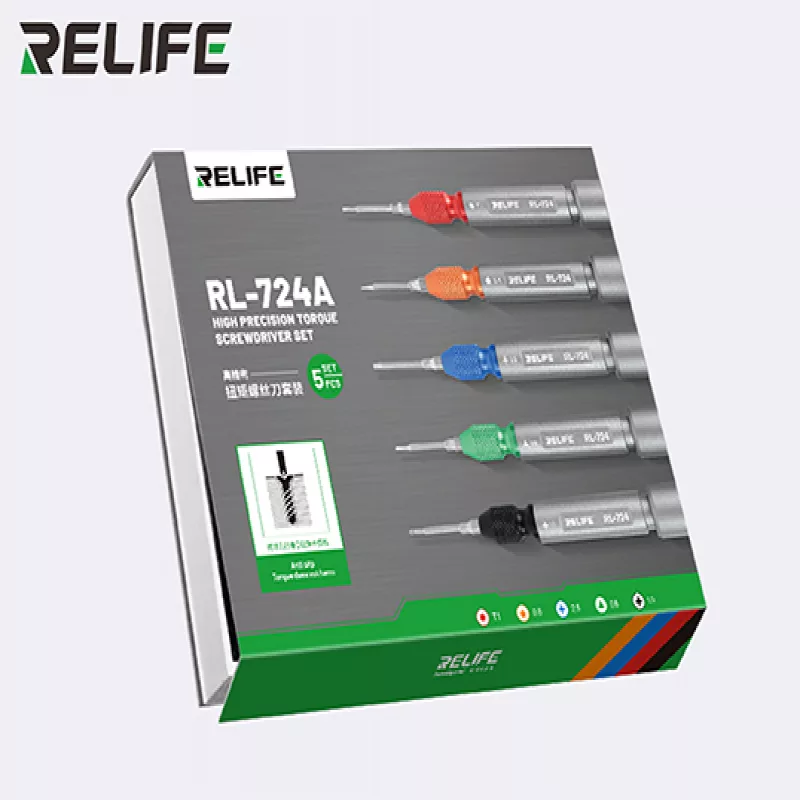 ست پیچ گوشتی ریلایف مدل  RL-724A بسته 5 عددی