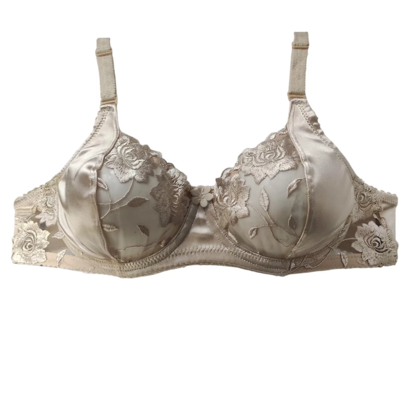 ست شورت و سوتین زنانه شبتاب کد 800 رنگ کرم