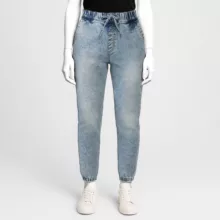 شلوار جین زنانه اسمارا مدل اسلش جاگر کد 366788