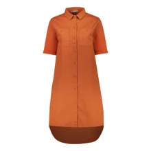 پیراهن یقه برگردان زنانه آر اِن اِس مدل 110823372304 رنگ نارنجی