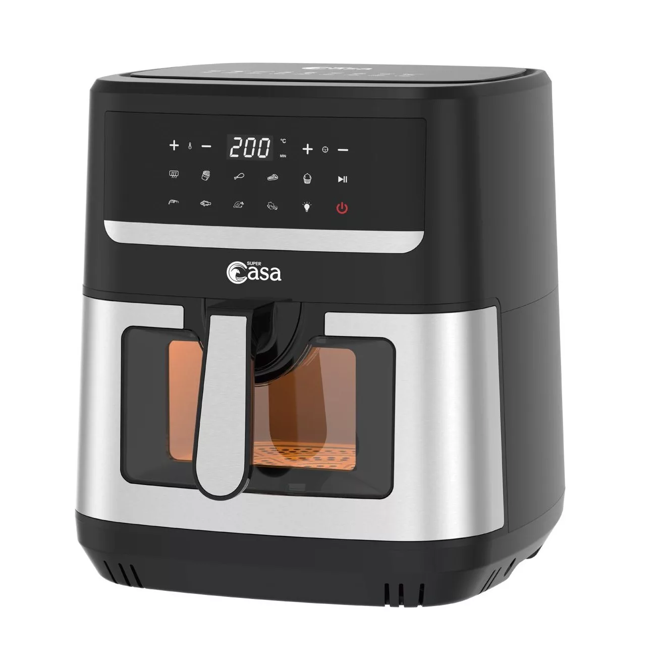 سرخ کن بدون روغن سوپر کاسا مدل دو المنته CA-8591