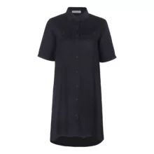 پیراهن یقه برگردان زنانه آر اِن اِس مدل 110823379904 رنگ مشکی