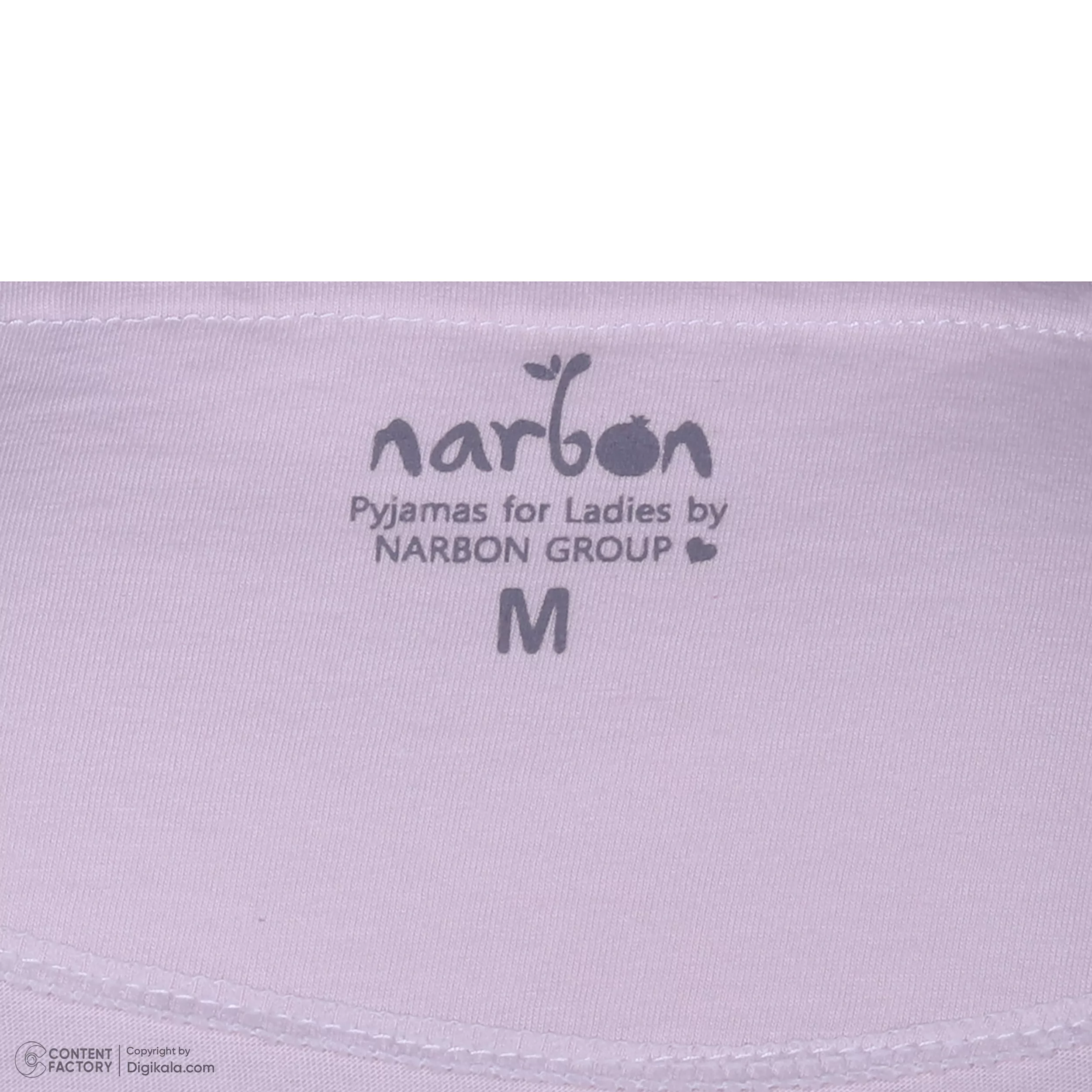 ست تی شرت آستین کوتاه و شلوار راحتی زنانه ناربن مدل 15211138