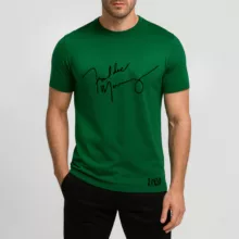 تی شرت آستین کوتاه مردانه رانژ مدل امضا 011-23RA06 رنگ سبز