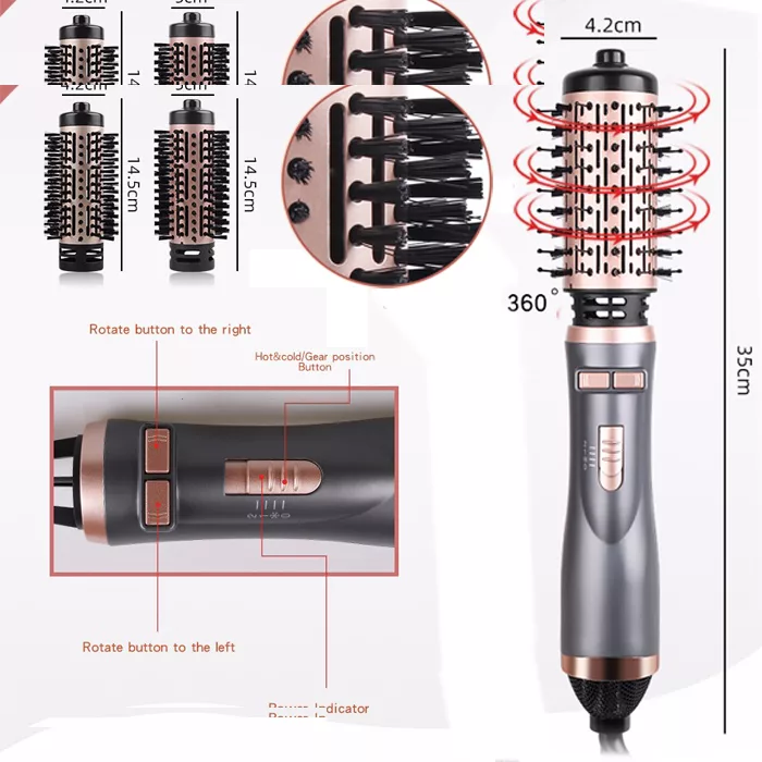 سشوار برس دار چرخشی انزو پروفیشینال مدل EN-742