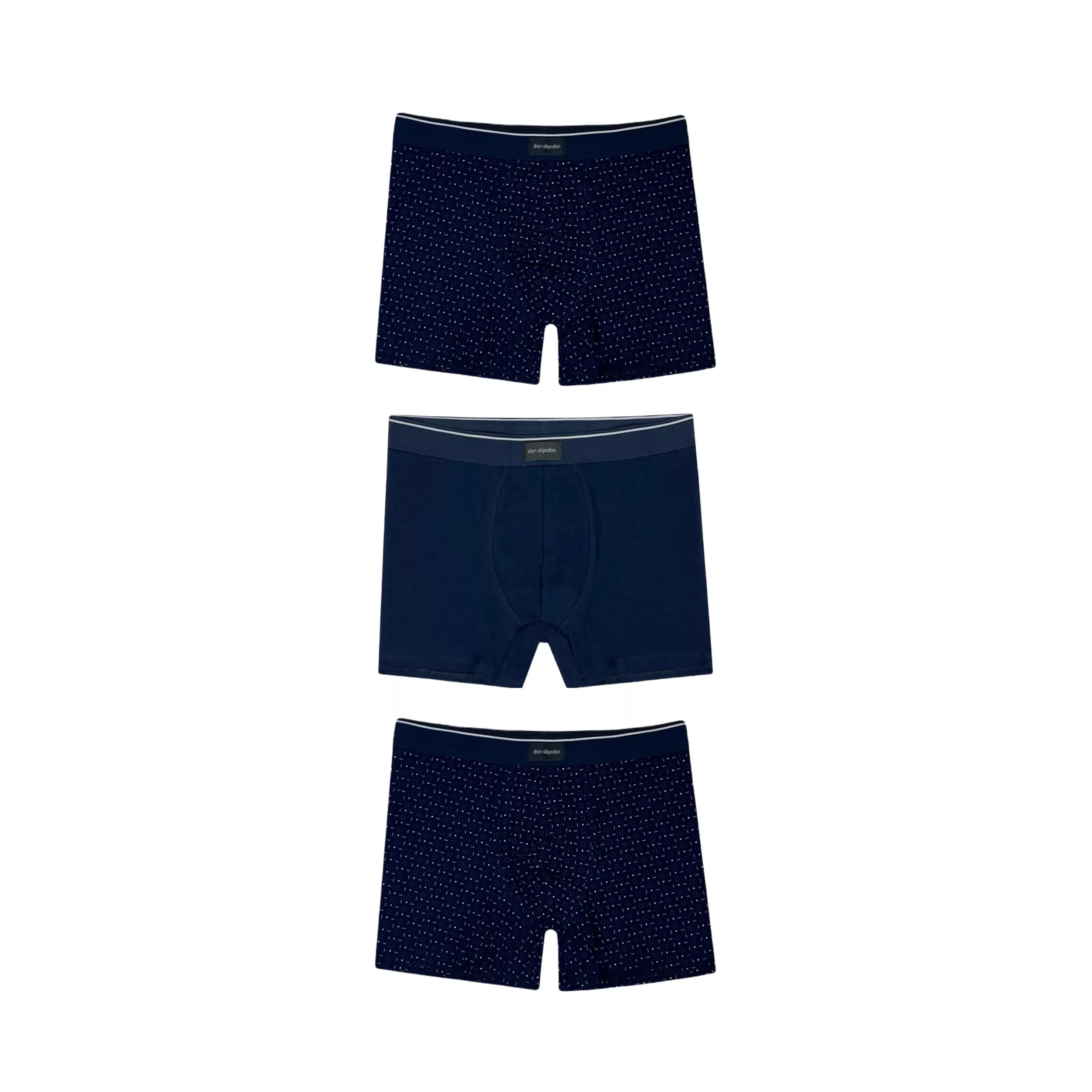 شورت مردانه دن الگدن مدل PB32 PNVY-SNVY بسته 3 عددی