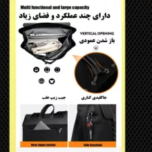 کوله پشتی لپ تاپ مدل 7178 مناسب برای لپ تاپ 14.1 تا 15.6 اینچی