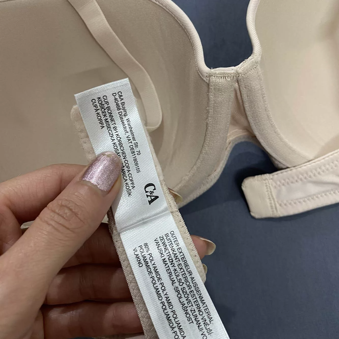 سوتین پددار زنانه سی اند ای مدل 2177530