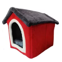 جای خواب سگ و گربه مدل کلبه کد L