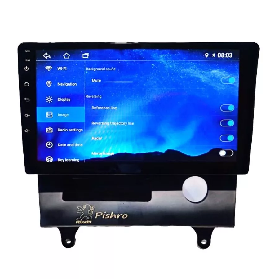 مانیتور اندروید راک مدل s150 Plus مناسب برای پژو پارس داشبورد قدیم